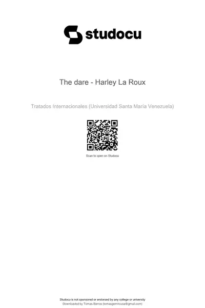 Portada del libro: The Dare