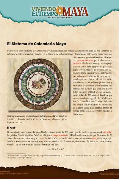 Portada del libro: Sistema De Calendario Maya