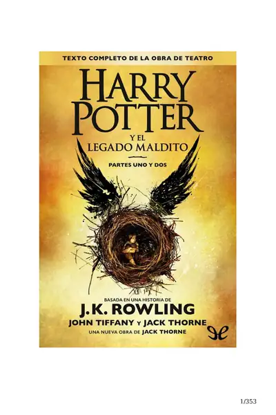 Portada del libro: Harry Potter Y El Legado Maldito