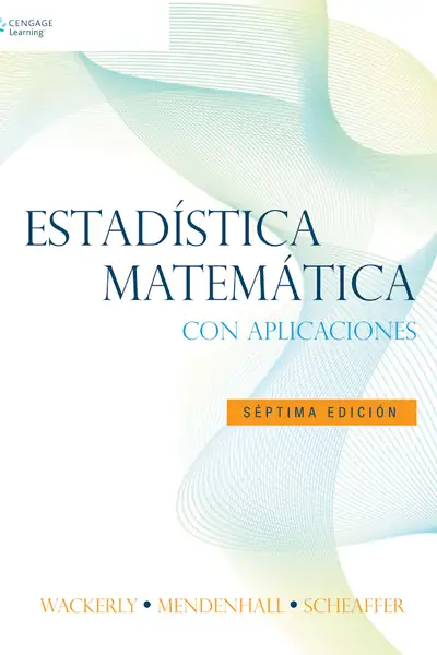 Portada del libro: Estadistica Matematica Con Aplicaciones Wackerly 7th