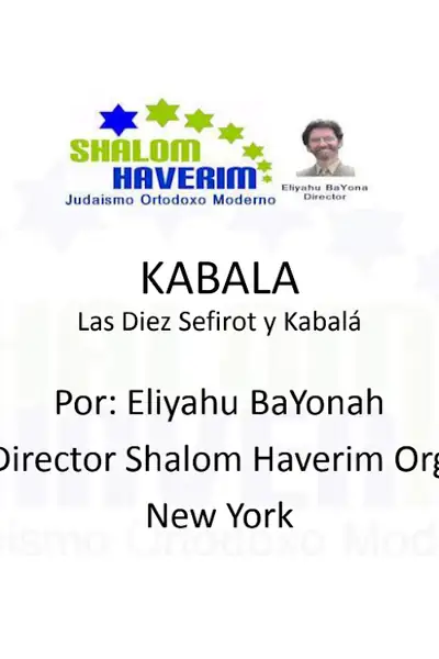 Portada del libro: Kabala Las Diez Sefirot Y Kabalá, Eliyahu Bayonah