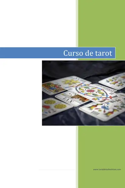 Portada del libro: Curso De Tarot Tarot De Los Hechizos