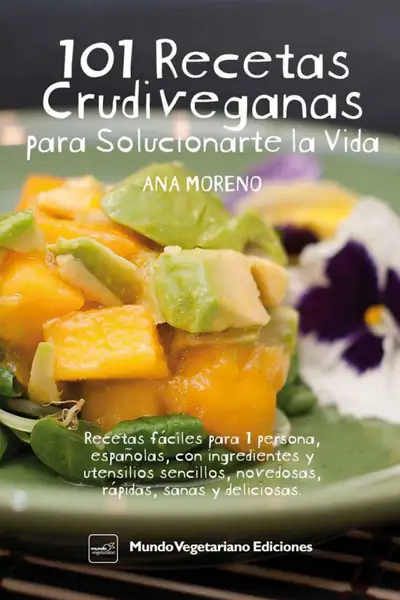 Portada del libro: Copia De 101 Recetas Crudiveganas
