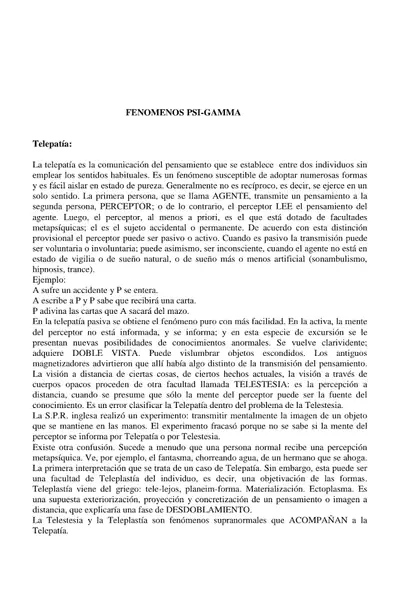 Portada del libro: 08 Fenomenos Psi Gamma Autor Nano