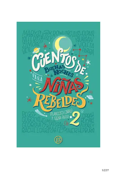 Portada del libro: Cuentos De B N Para NiñAs Rebeldes2