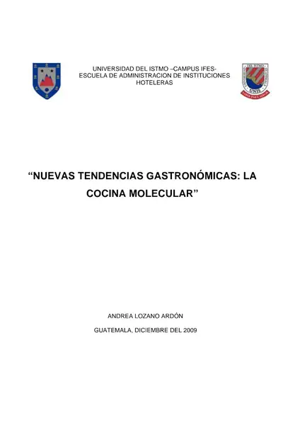 Portada del libro: Copia De Cocina Molecular