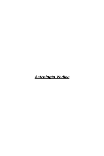 Portada del libro: AstrologíA VéDica Autor Universidad De Palermo