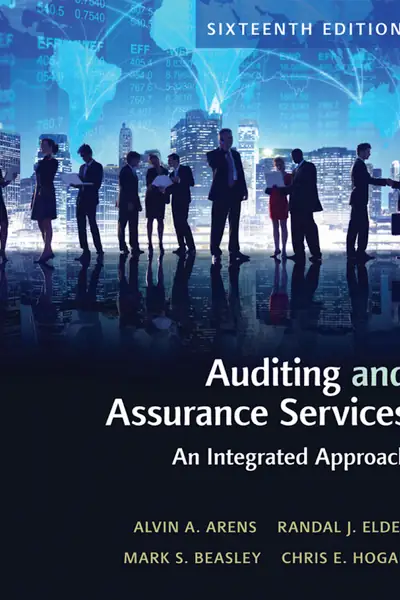 Portada del libro: Auditing And Assurance Services, 16th Edition Alvin A Arens