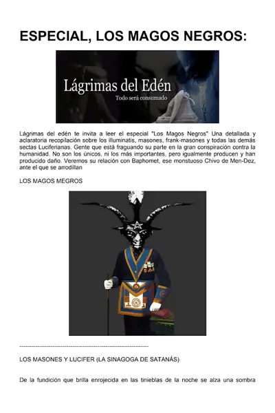 Portada del libro: 07 Especial, Los Magos Negros Autor Libro EsotéRico