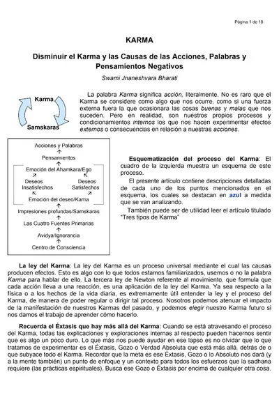 Portada del libro: 04 Karma Autor Swami Jnaneshvara Bharati