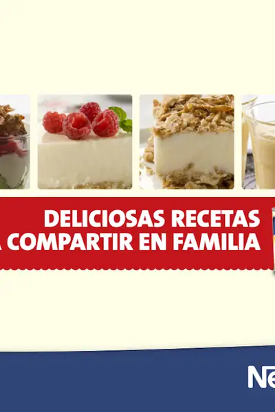 Portada del libro: Copia De Nestlé Deliciosas Recetas Para Compartir En Familia