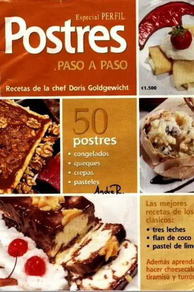Portada del libro: Copia De Postres Paso A Paso 50 Postres De Doris Goldgewicht