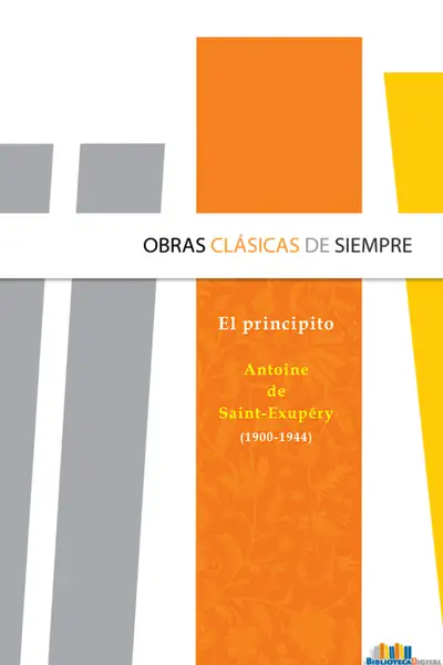 Portada del libro: El Principito Ilustrado