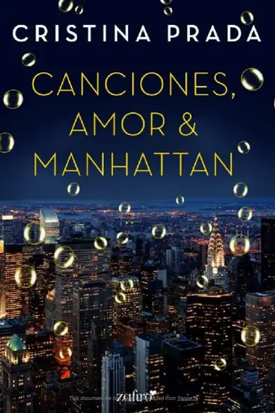 Portada del libro: Cristina Prada Canciones Amor Manhattan 1685466770