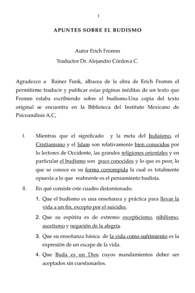 Portada del libro: 13 Apuntes Sobre El Budismo Autor Erich Fromm
