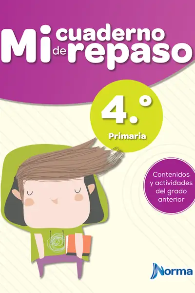 Portada del libro: Cuaderno De Repaso 4 Primaria Alumno Formulario