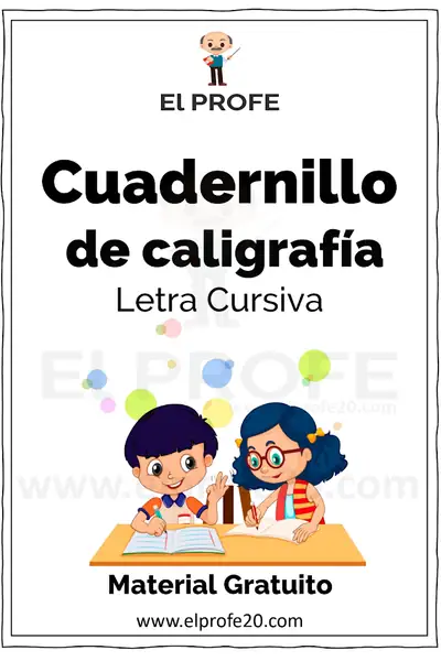 Portada del libro: Cuadernillo Caligrafia Letra Cursiva Ligada Gratis
