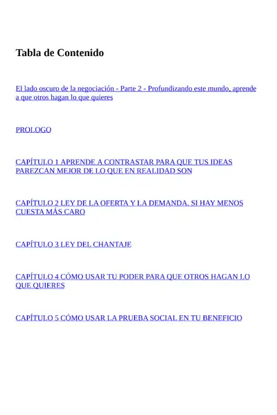 Portada del libro: 80 Lado Oscuro Negociacion 2