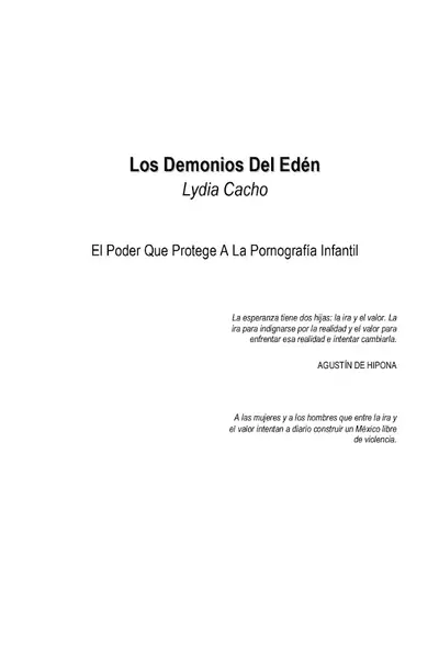 Portada del libro: Los Demonios Del EdéN