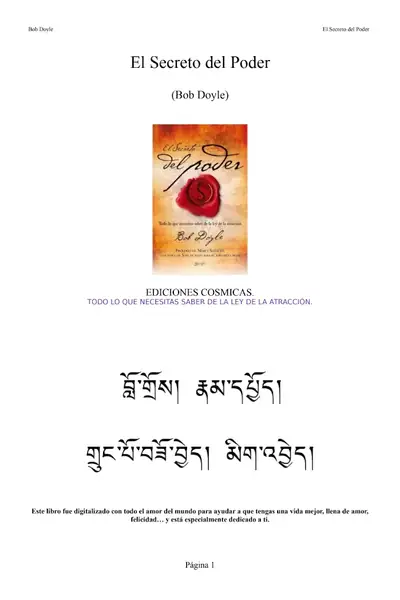 Portada del libro: El Secreto Del Poder