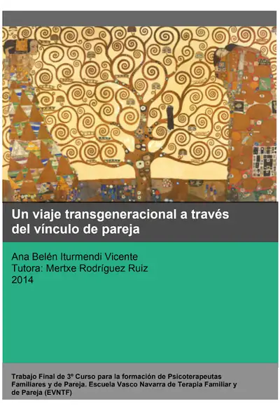 Portada del libro: Un Viaje Transgeneracional A TravéS Del Vinculo De La Pareja