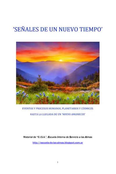 Portada del libro: SeñAles De Un Nuevo Tiempo