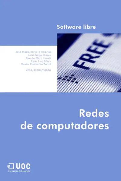Portada del libro: Redes De Computadores