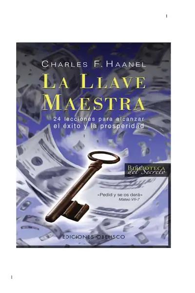 Portada del libro: La Llave Maestra