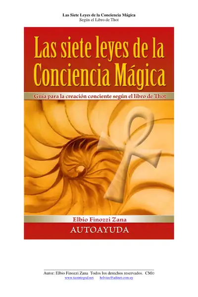 Portada del libro: Las Siete Leyes De La Conciencia MáGica