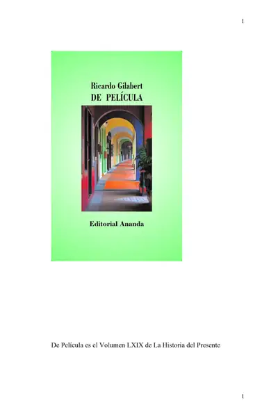 Portada del libro: De PelíCula