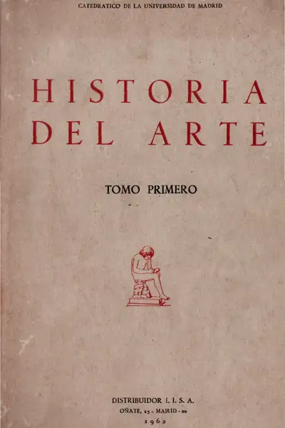 Portada del libro: Diego Angulo Historia Del Arte