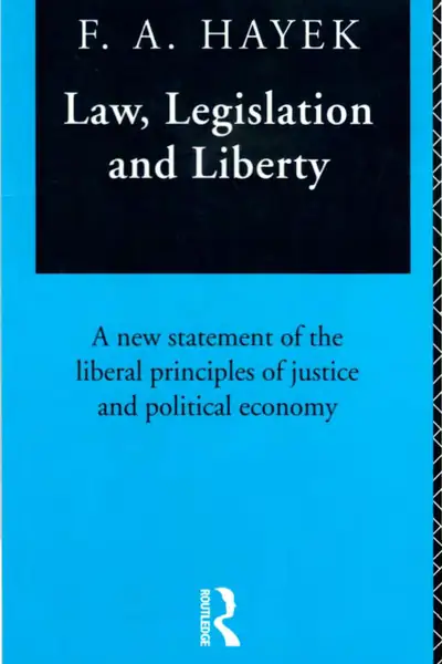 Portada del libro: Hayek Law, Legislation And Liberty