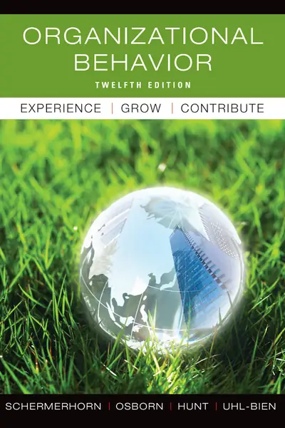 Portada del libro: Organizational Behavior,12th Edition Schermerhorn, Osborn, Hunt, Uhl Bien
