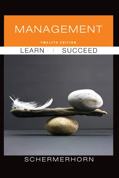 Portada del libro: Management 12th Ed Schermerhorn