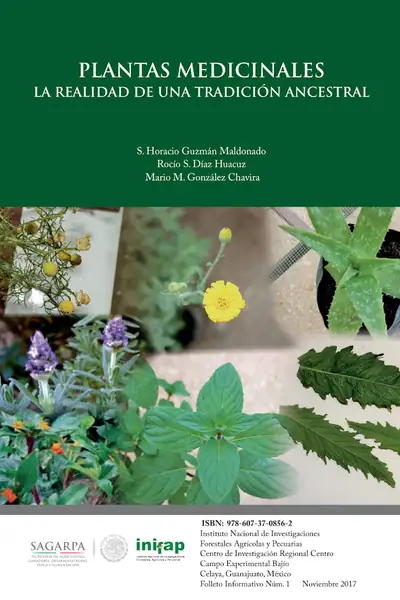 Portada del libro: Plantas Medicinales Horacio GuzmáN