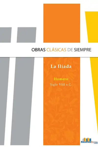 Portada del libro: Iliada Homero