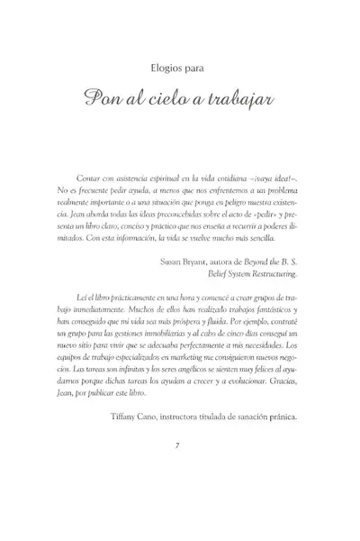 Portada del libro: Pon El Cielo A Trabajar Jean Slatter