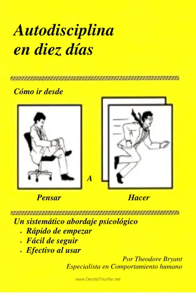 Portada del libro: Autodisciplina En Diez Dias In Theodore Bryant