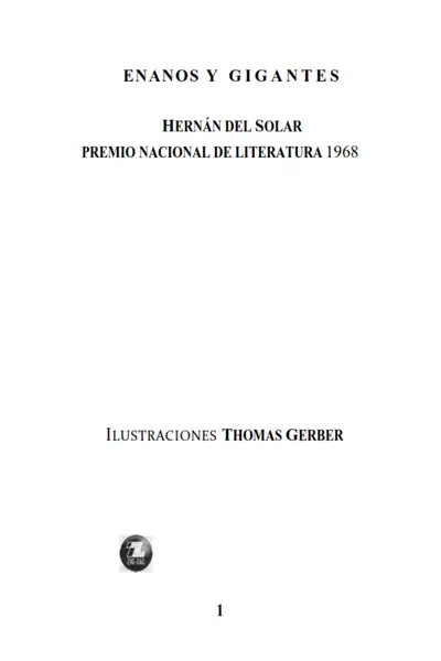 Portada del libro: Enanos Y Gigantes HernáN Del Solar
