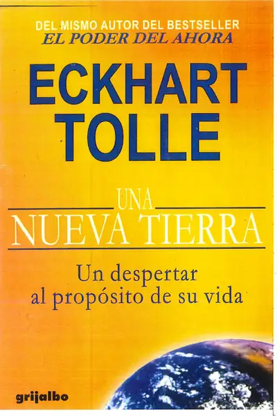 Portada del libro: Una Nueva Tierra Eckhart Tolle