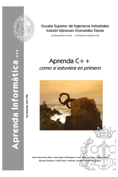 Portada del libro: C++ Aprenda C++ Como Si Estuviera En Primero