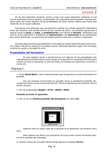 Portada del libro: Visual Basic Curso2