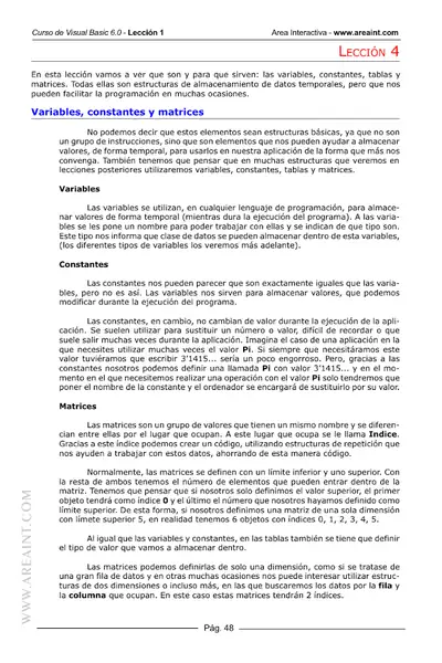 Portada del libro: Visual Basic Curso4
