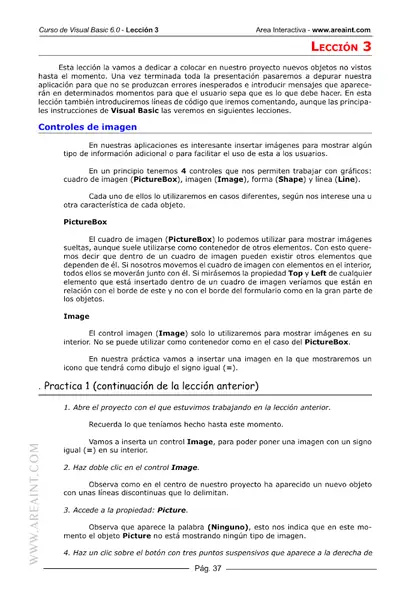 Portada del libro: Visual Basic Curso3