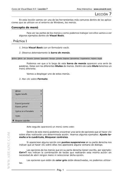 Portada del libro: Visual Basic Curso7