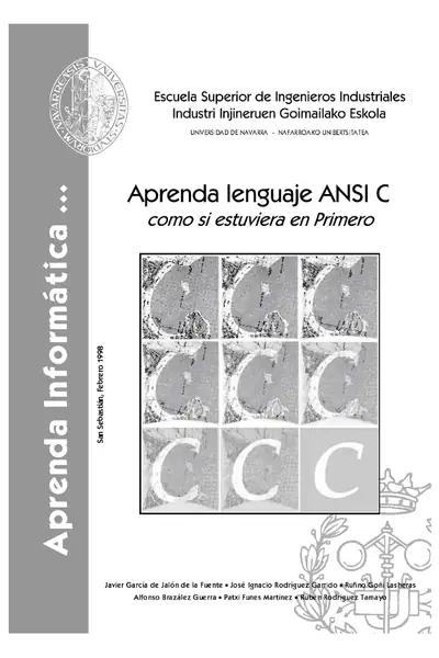 Portada del libro: C Aprenda Ansi C
