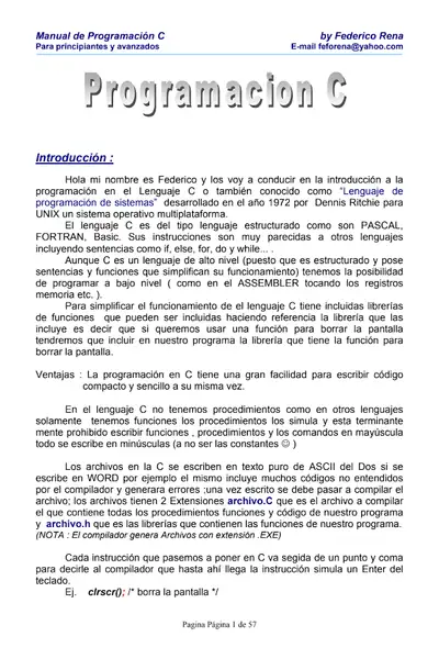 Portada del libro: C Programacion C