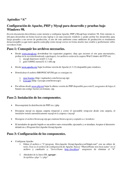 Portada del libro: Php ApéNdice
