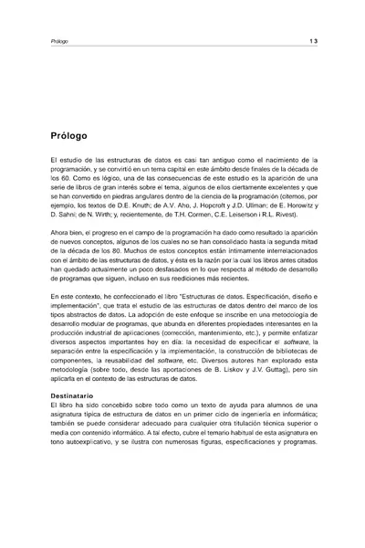 Portada del libro: ProgramacióN Estructuras De Datos 1