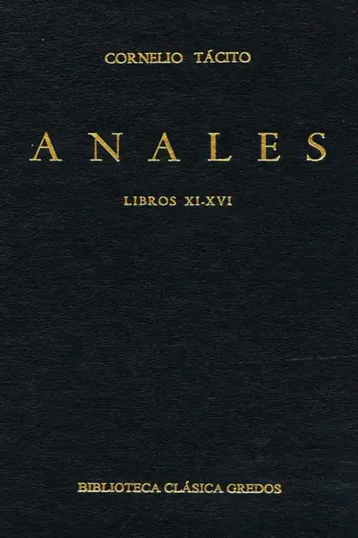 Portada del libro: 30 T�Cito Anales Libros Xi Xvi